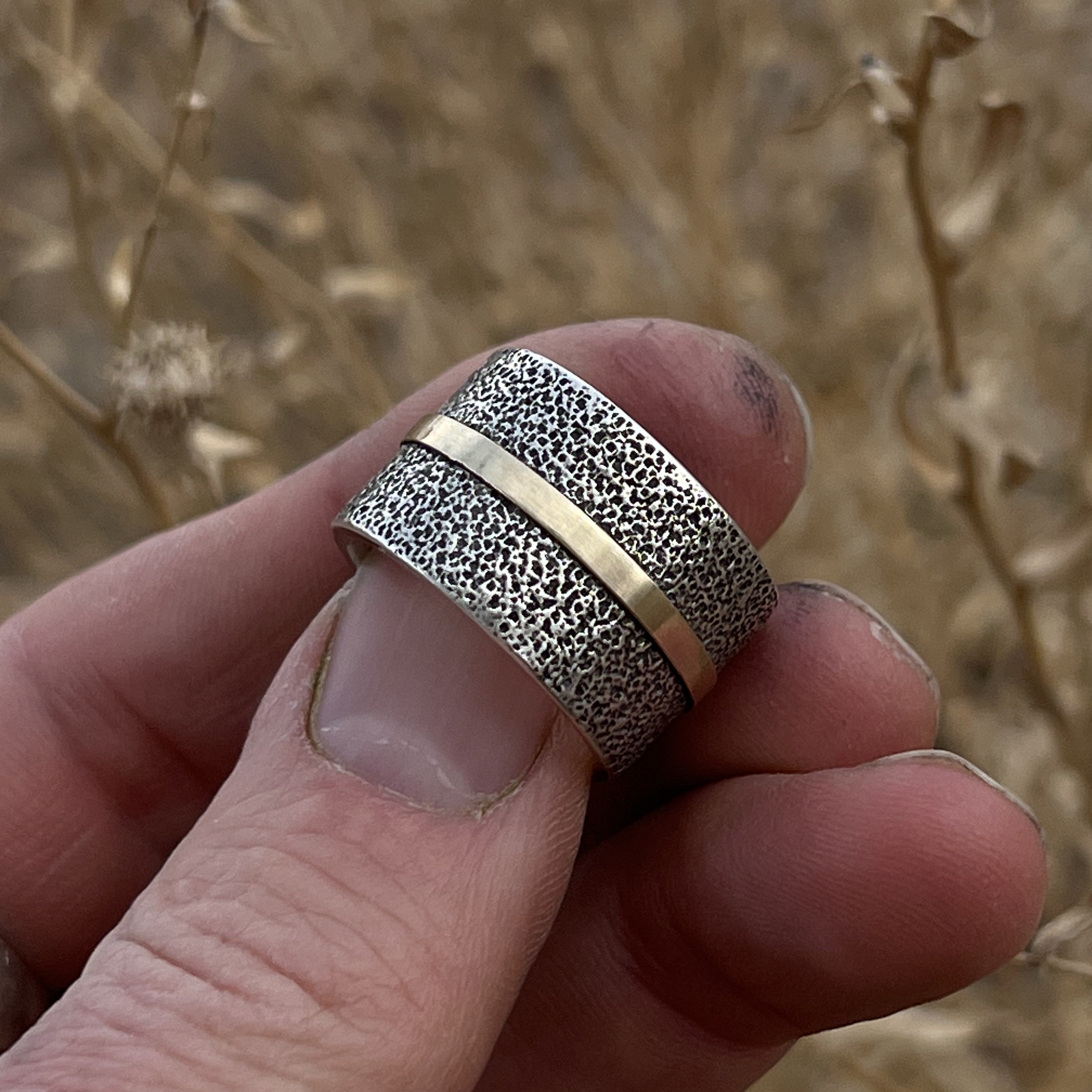 Silver and Gold Band