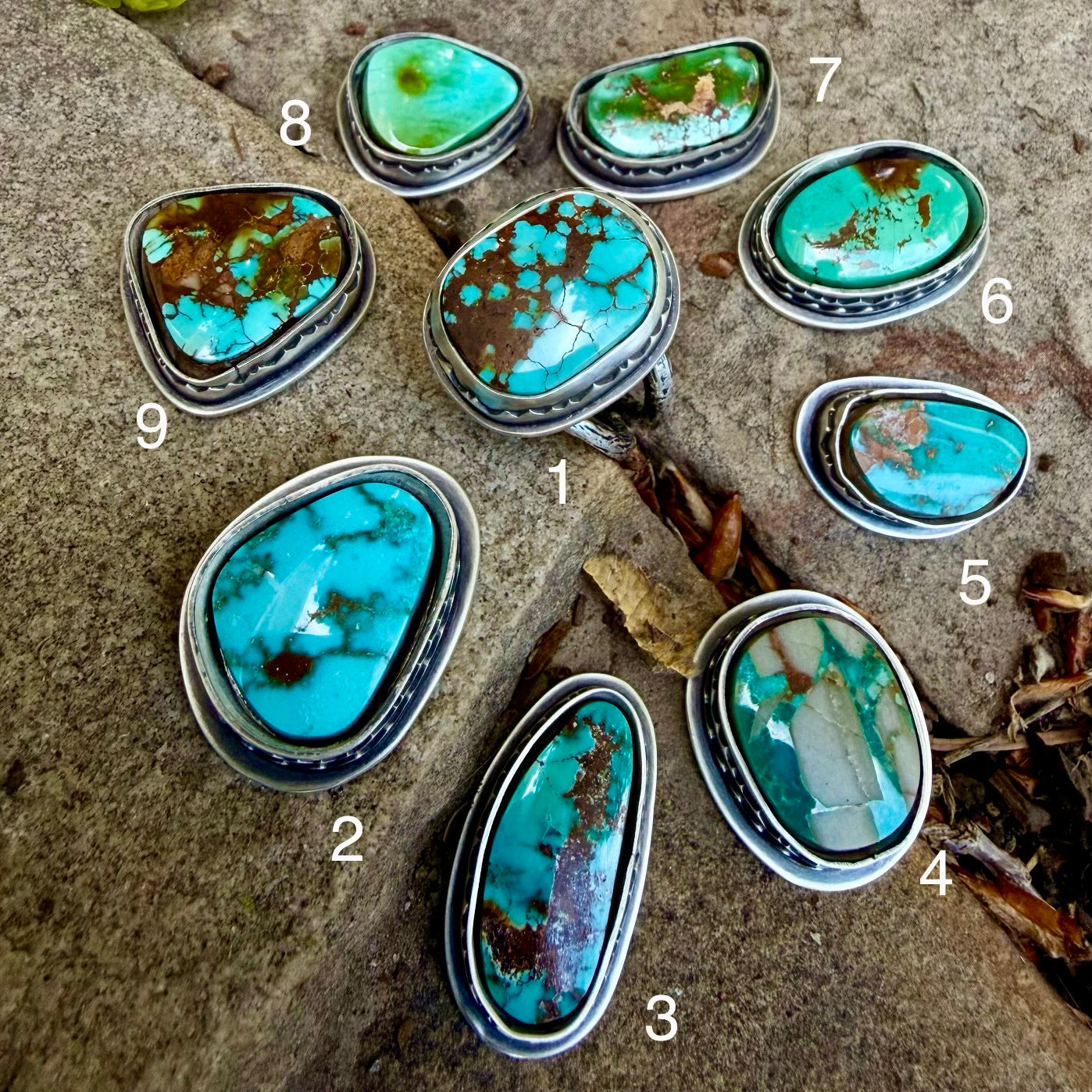 Original Turquoise Rings