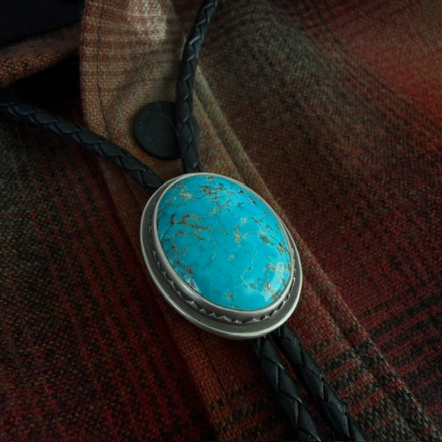 Kingman Turquoise Bolo