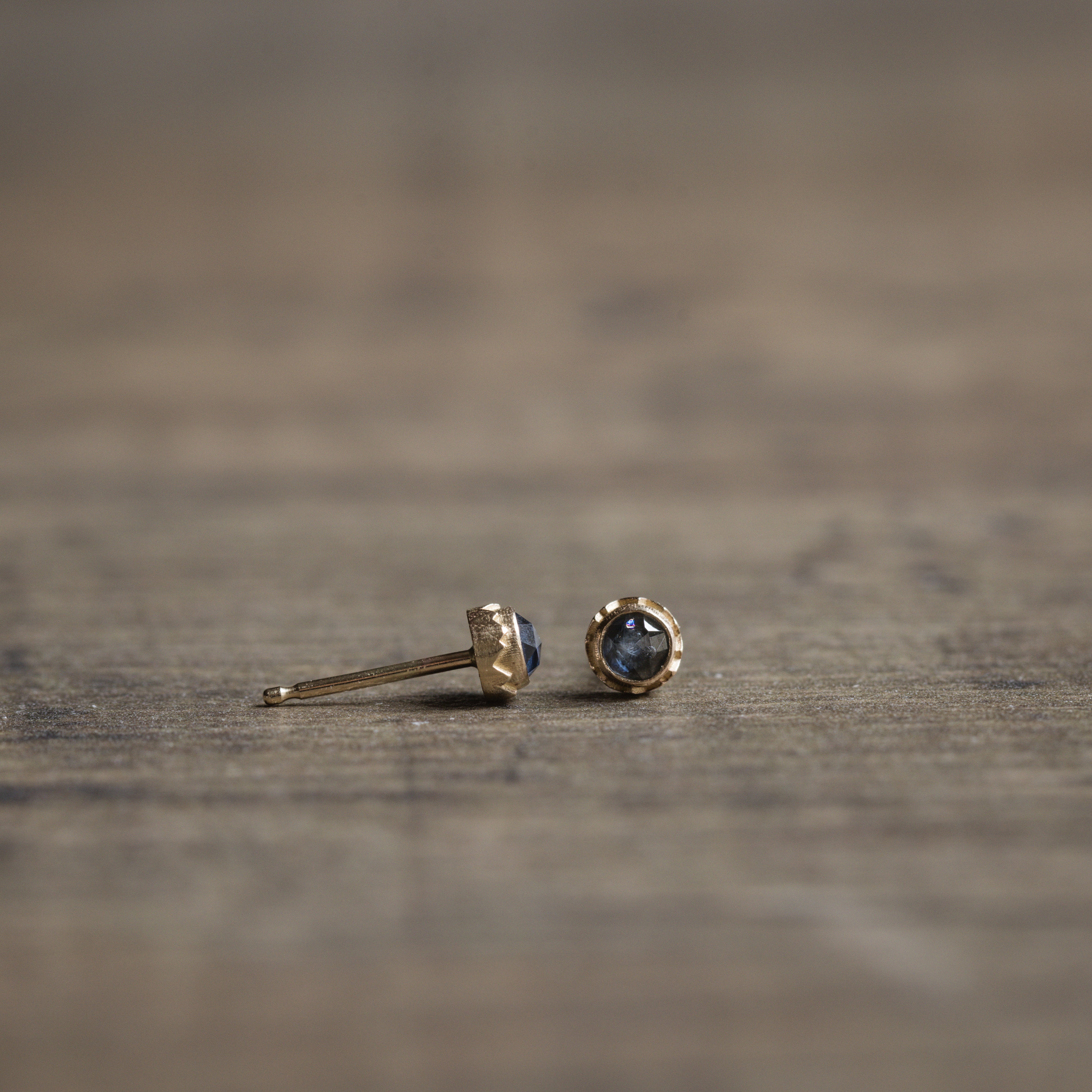 Montana Sapphire Studs