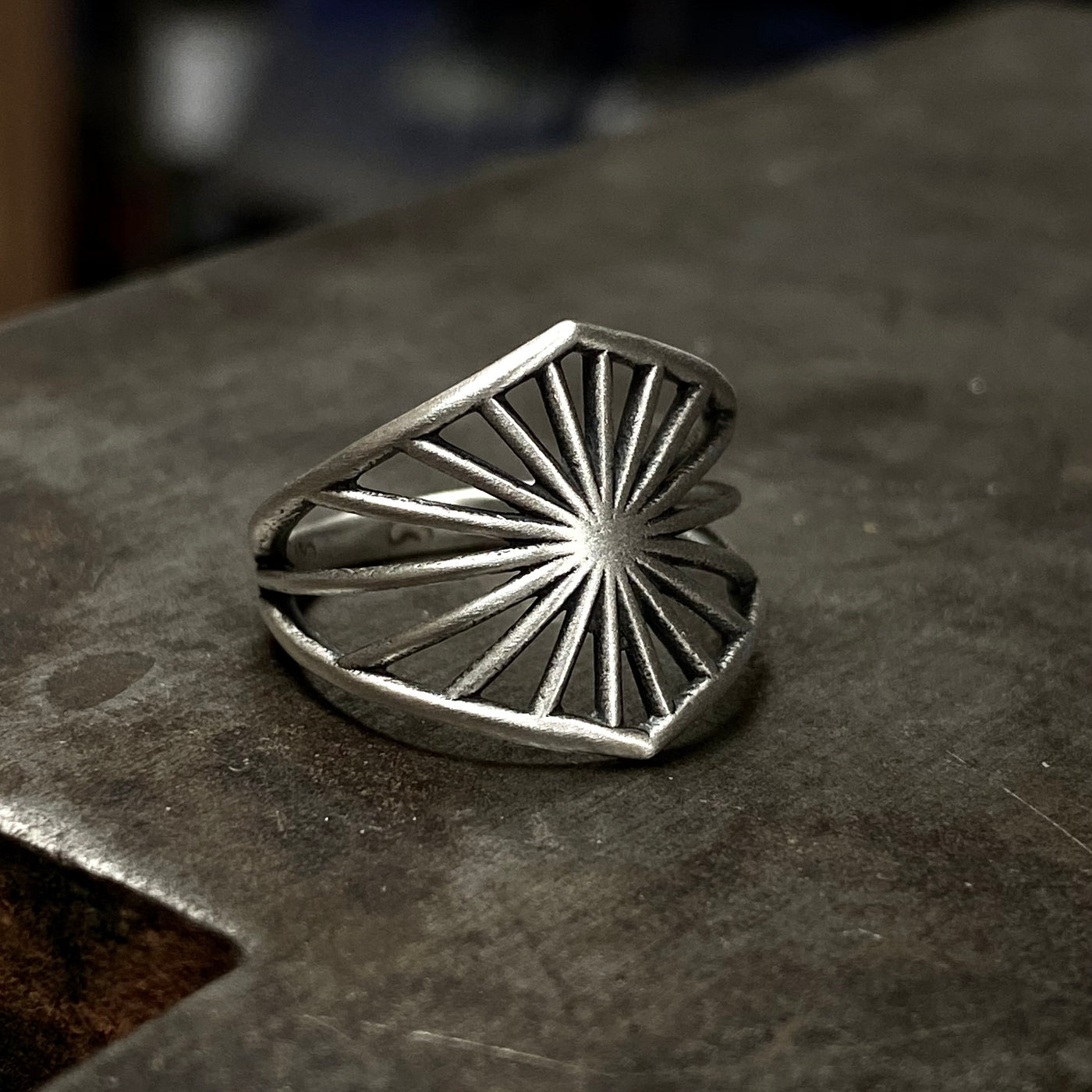 Handmade Artistic Fabart Ring 23