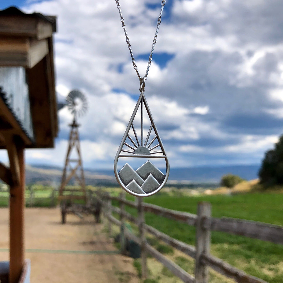 Alpine sun drop | Necklace | Scott James Jewelry