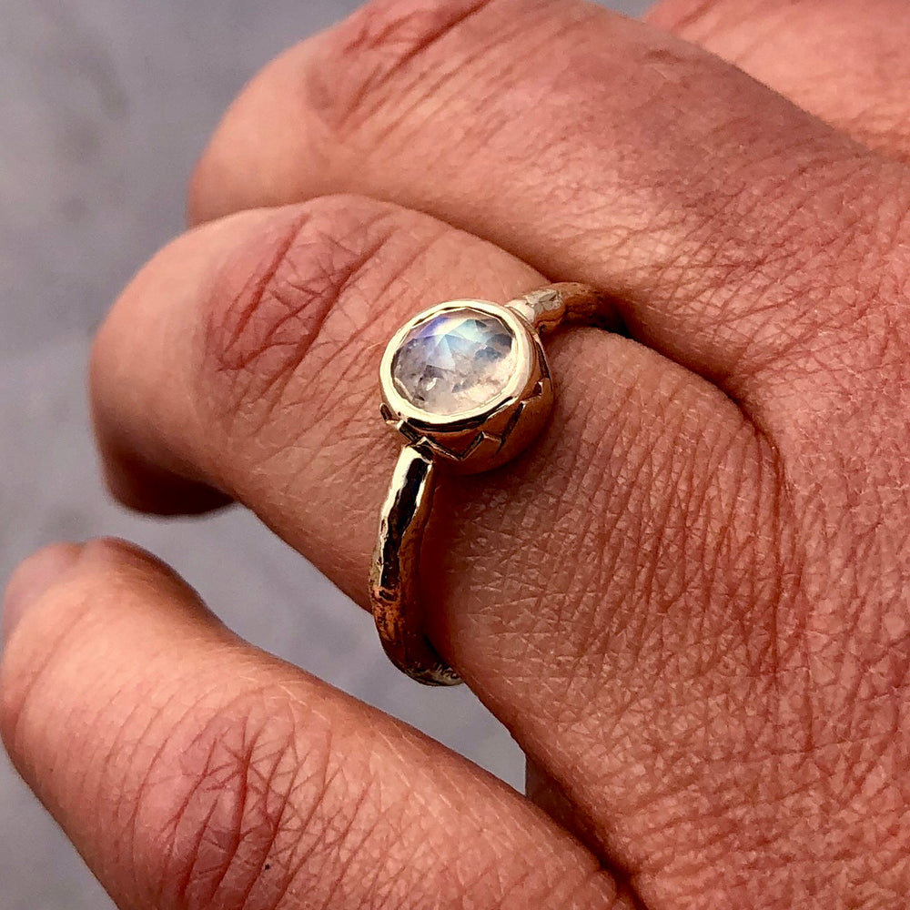 Golden Moonstone in Mountains