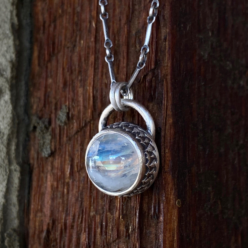 Rainbow Moonstone Necklace